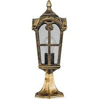 Светильник садово-парковый Feron PL105 220В 60Вт E27 IP44 Черное золото картинка 